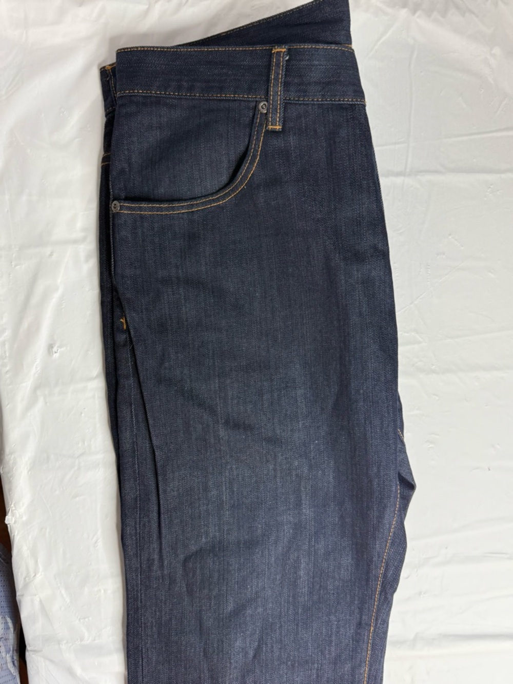 The Hundreds Jeans Mens 36 Blue Denim Bomb Logo Pocket Streetwear - Picture 7 of 11